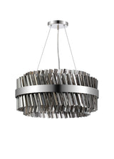 ORI0059PN_SM Orion 18 Light Ceiling Pendant Polished Nickel_Smoked