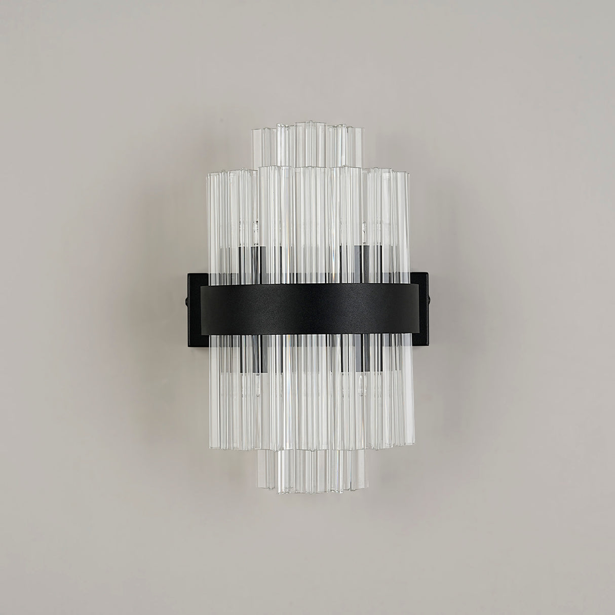 ORI0159BL_CL Orion 4 Light Wall Light Satin Black_Clear