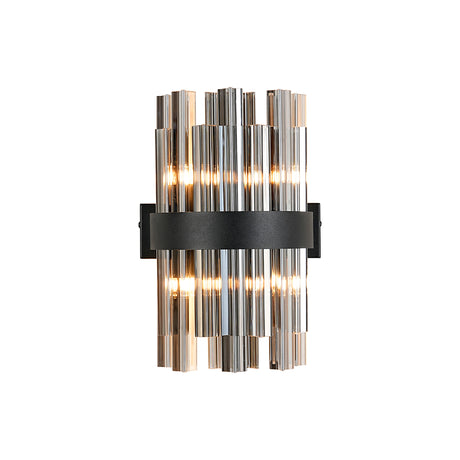 ORI0159BL_SM Orion 4 Light Wall Light Satin Black_Smoked