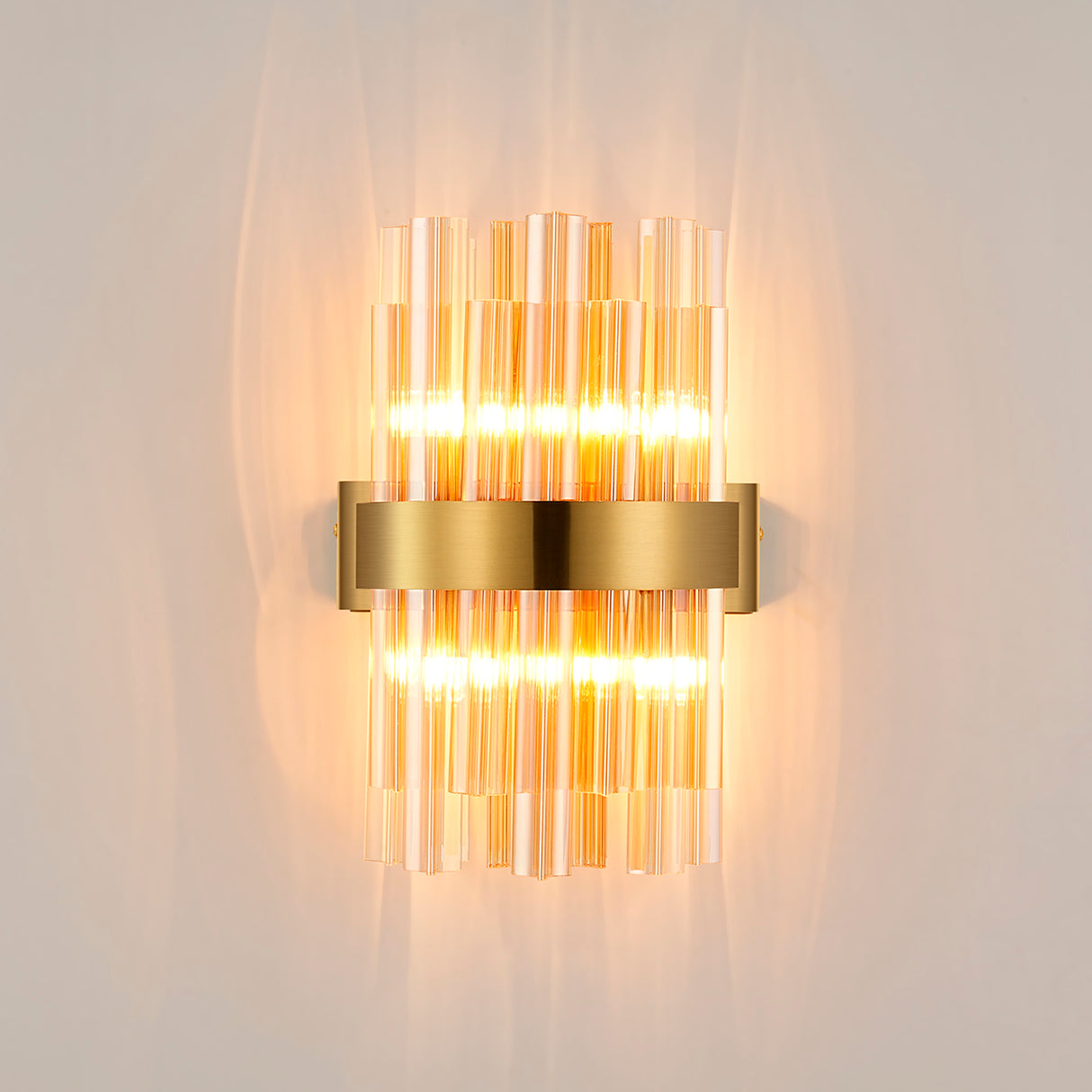 ORI0159BR_AM Orion 4 Light Wall Light Brass_Amber