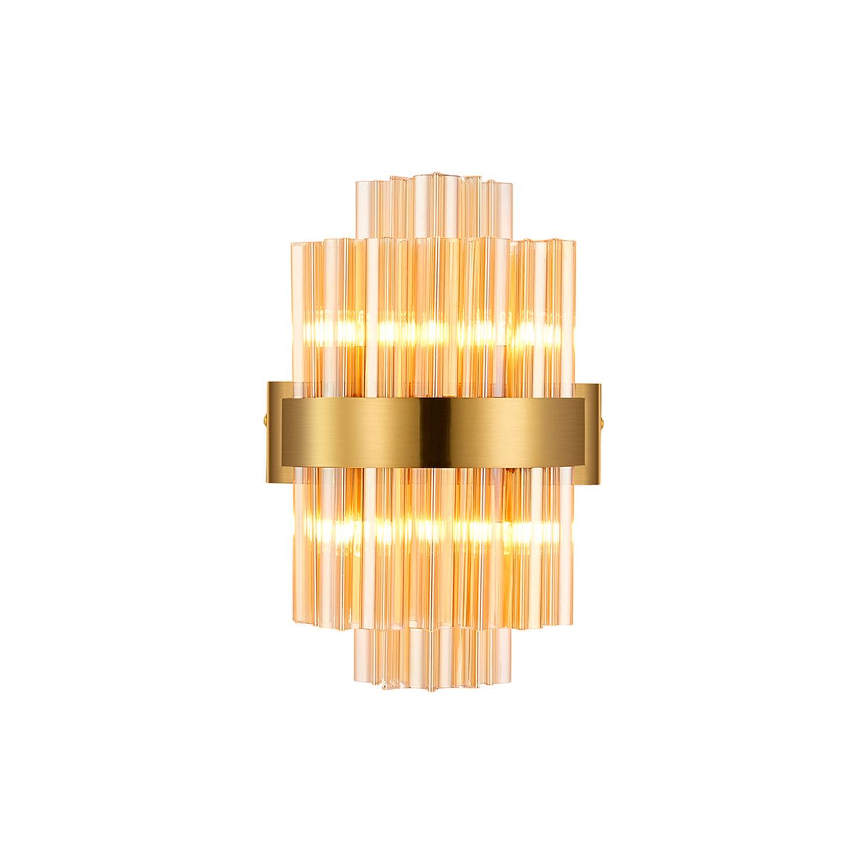 ORI0159BR_AM Orion 4 Light Wall Light Brass_Amber