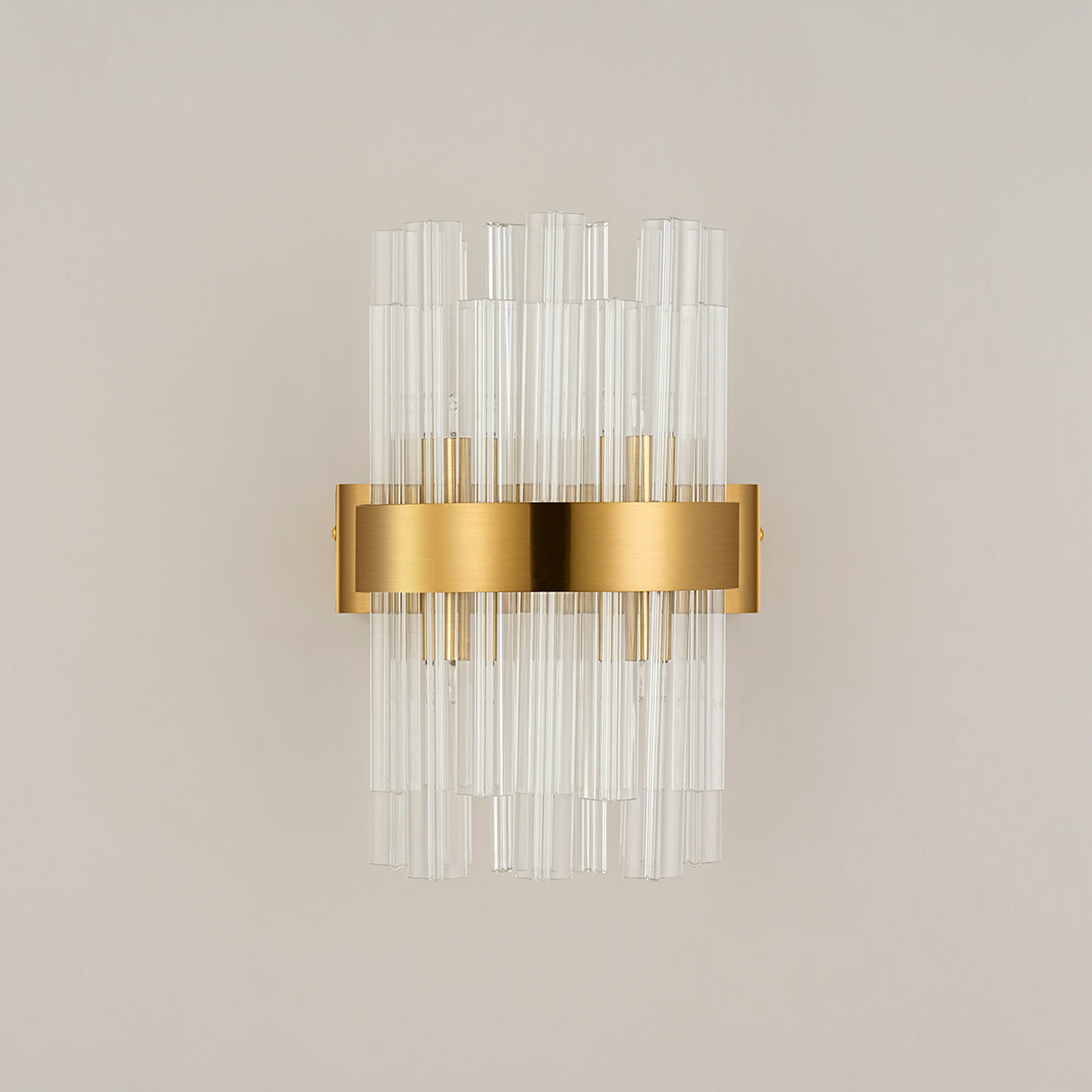 ORI0159BR_CL Orion 4 Light Wall Light Brass_Clear