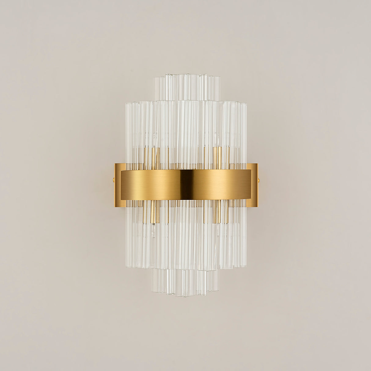 ORI0159BR_CL Orion 4 Light Wall Light Brass_Clear