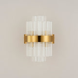 ORI0159BR_CL Orion 4 Light Wall Light Brass_Clear