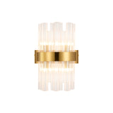 ORI0159BR_CL Orion 4 Light Wall Light Brass_Clear