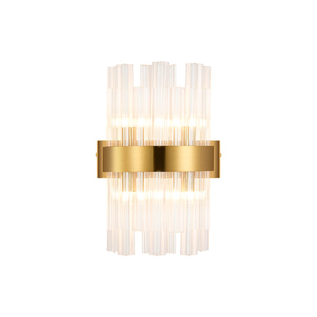 ORI0159BR_CL Orion 4 Light Wall Light Brass_Clear