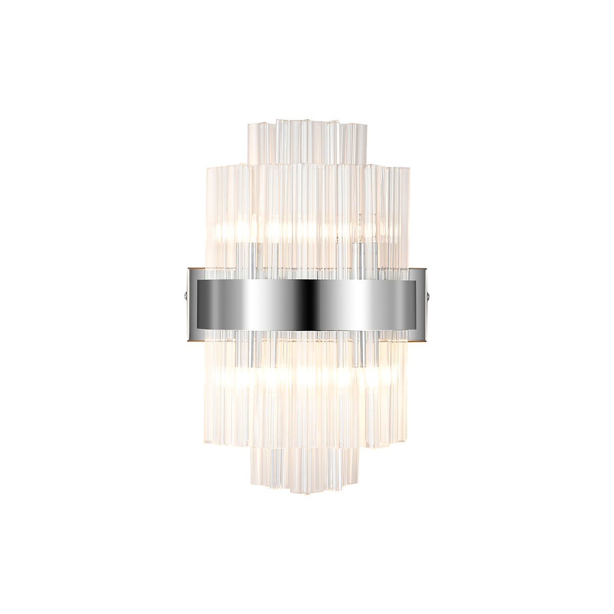 ORI0159PN_C Orion 4 Light Wall Light Polished Nickel_Clear