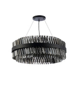 ORI2059BL_SM Orion 24 Light Ceiling Pendant Satin Black_Smoked