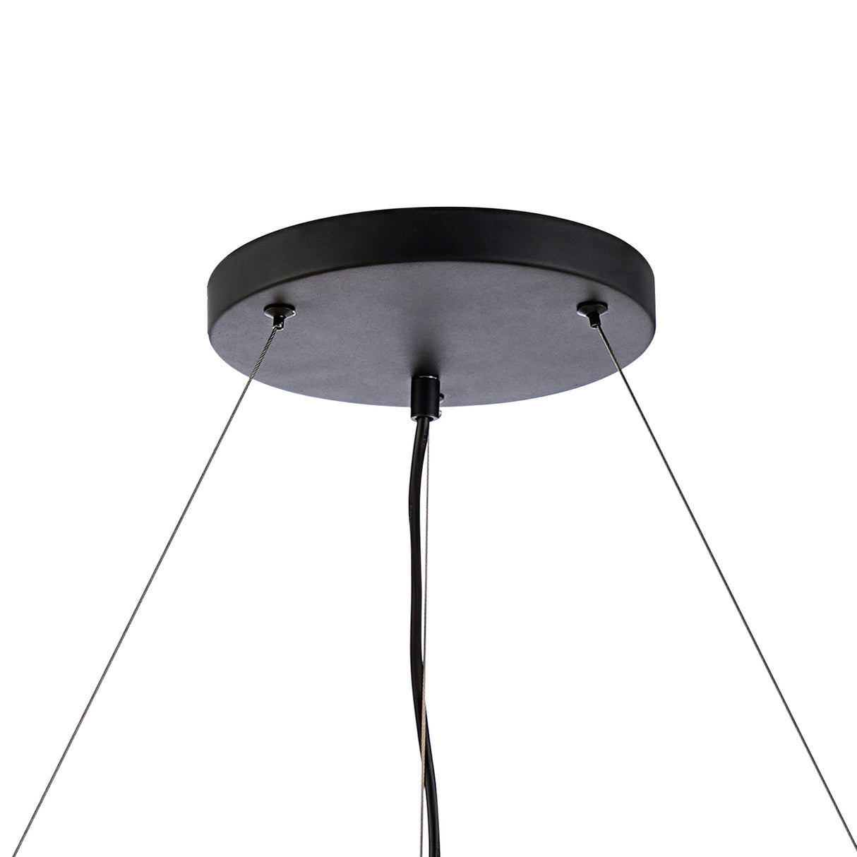 ORI2059BL_SM Orion 24 Light Ceiling Pendant Satin Black_Smoked