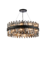 ORI2059BL_SM Orion 24 Light Ceiling Pendant Satin Black_Smoked