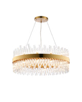 ORI2059BR_CL Orion 24 Light Ceiling Pendant Brass_Clear