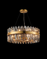 ORI2059BR_SM Orion 24 Light Ceiling Pendant Brass_Smoked