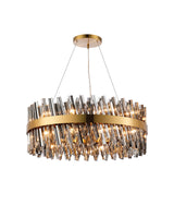 ORI2059BR_SM Orion 24 Light Ceiling Pendant Brass_Smoked