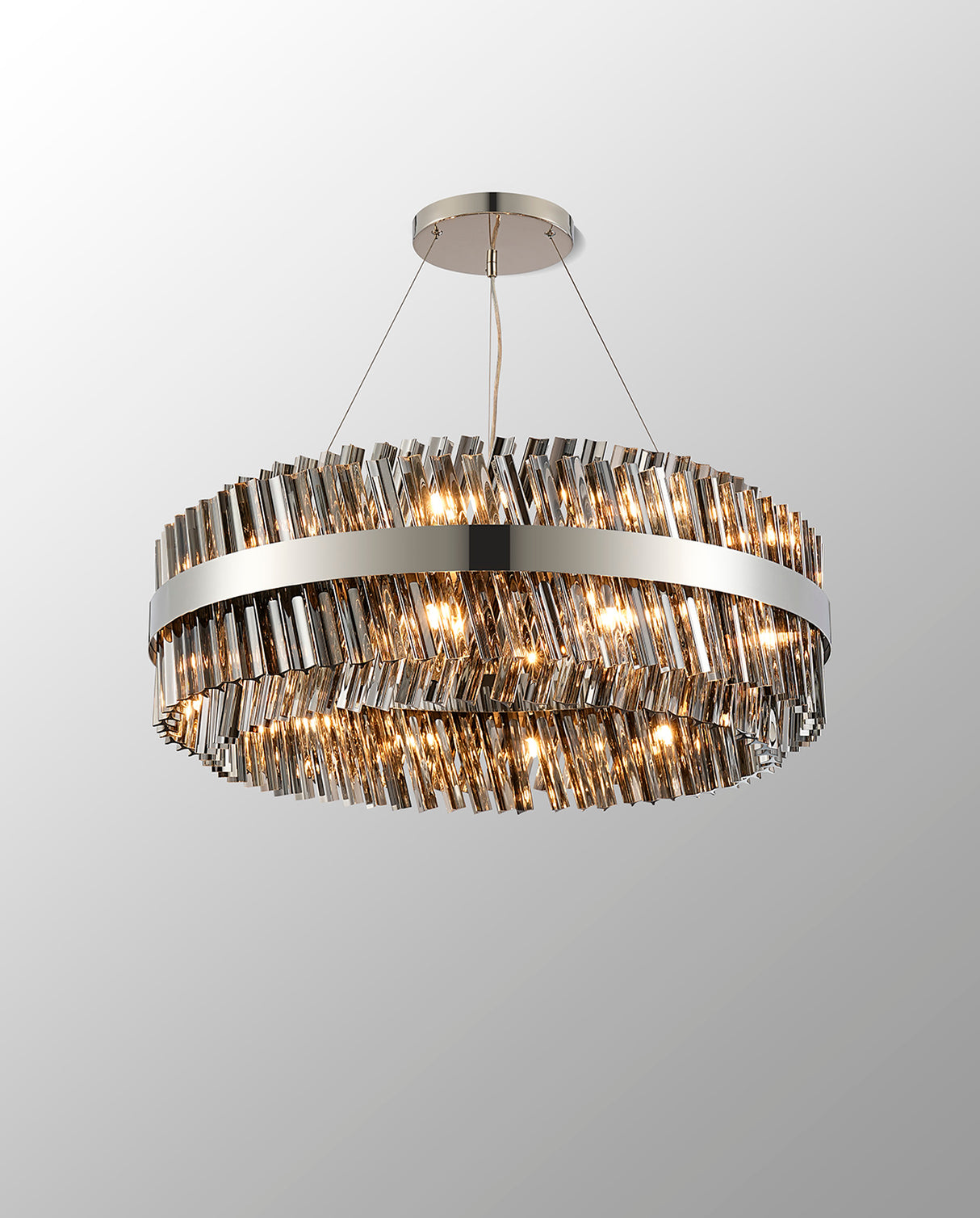 ORI2059PN_SM Orion 24 Light Ceiling Pendant Polished Nickel_Smoked