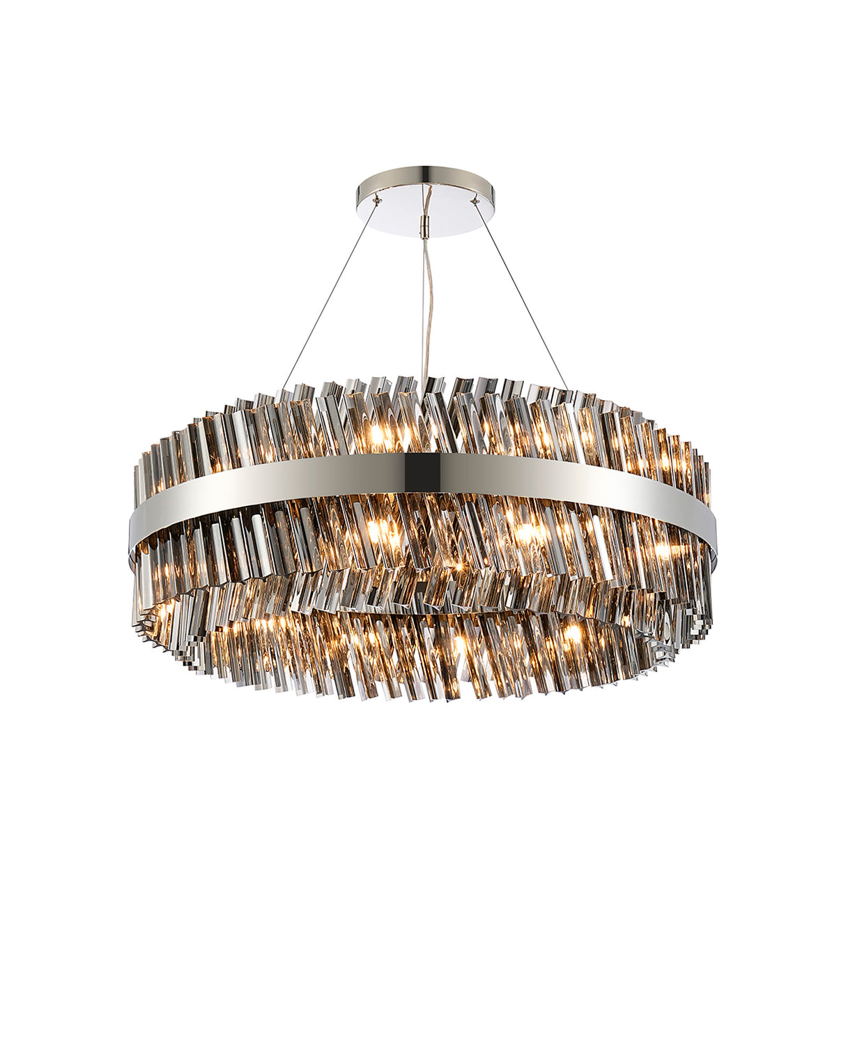 ORI2059PN_SM Orion 24 Light Ceiling Pendant Polished Nickel_Smoked