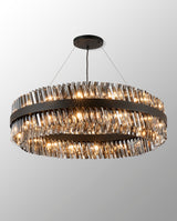 ORI4059BL_SM Orion 32 Light Ceiling Pendant Satin Black_Smoked