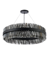 ORI4059BL_SM Orion 32 Light Ceiling Pendant Satin Black_Smoked