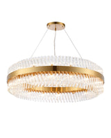 ORI4059BR_CL Orion 32 Light Ceiling Pendant Brass_Clear