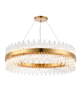 ORI4059BR_CL Orion 32 Light Ceiling Pendant Brass_Clear