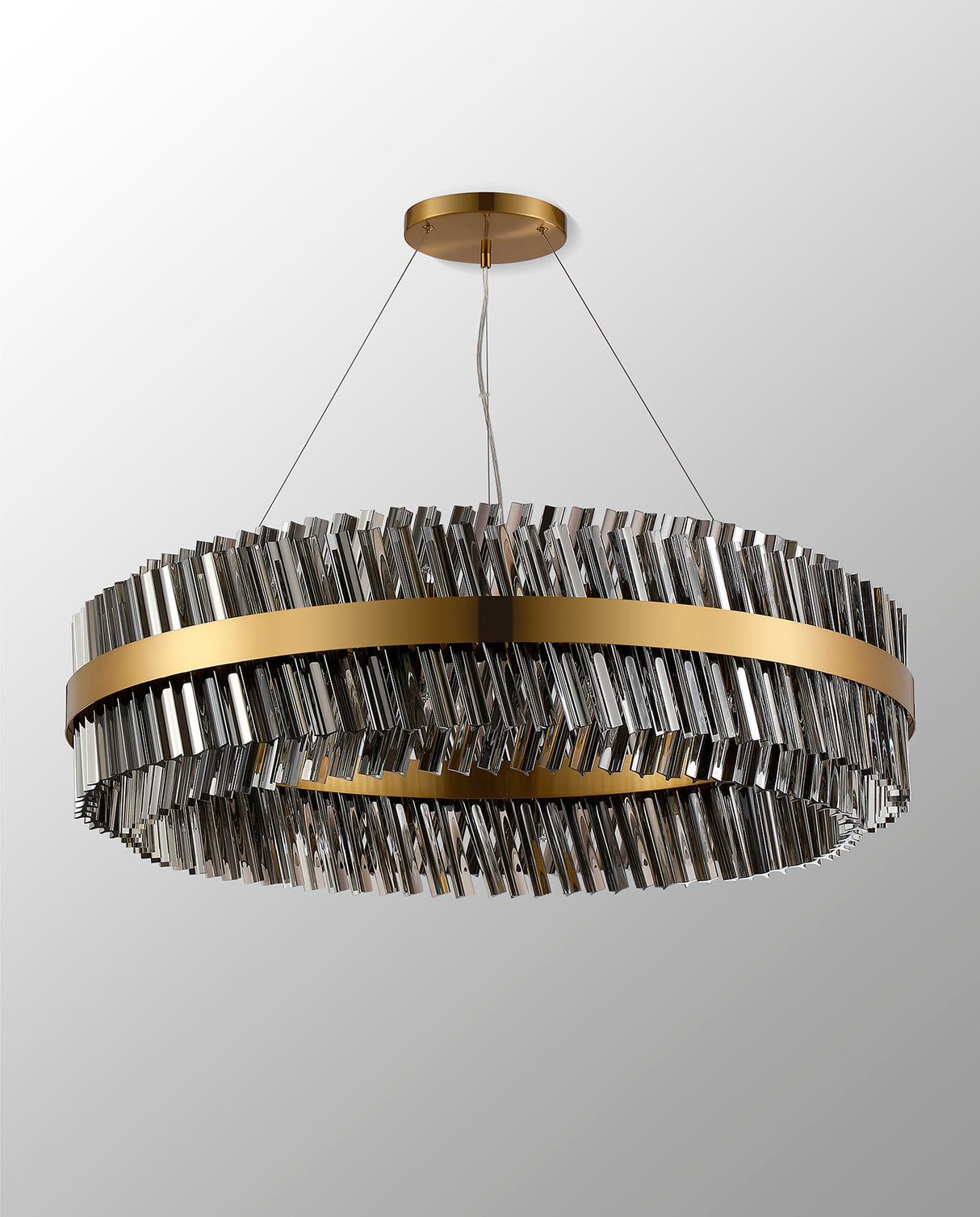 ORI4059BR_SM Orion 32 Light Ceiling Pendant Brass_Smoked