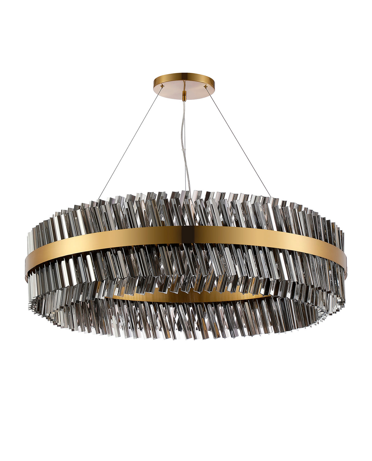 ORI4059BR_SM Orion 32 Light Ceiling Pendant Brass_Smoked