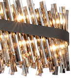 ORI6059BL_SM Orion 24 Light Ceiling Pendant Satin Black_Smoked