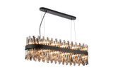 ORI6059BL_SM Orion 24 Light Ceiling Pendant Satin Black_Smoked