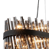 ORI8059BL_SM Orion 36 Light Ceiling Pendant Satin Black_Smoked