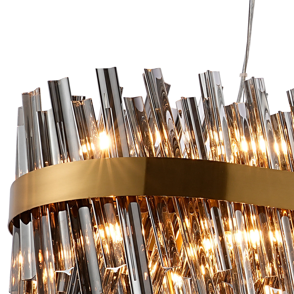 ORI8059BR_SM Orion 36 Light Ceiling Pendant Brass_Smoked