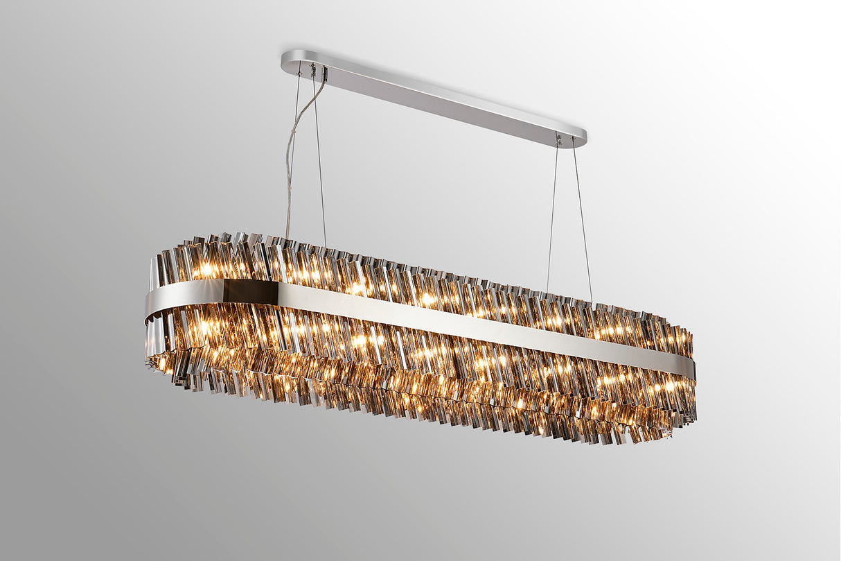 ORI8059PN_SM Orion 36 Light Ceiling Pendant Polished Nickel_Smoked