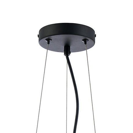 ORI6459BL_SM Orion 6 Light Ceiling Pendant Satin Black_Smoked