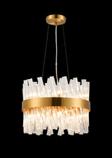 ORI8949BR_CL Orion 10 Light Ceiling Pendant Brass_Clear