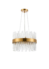 ORI8949BR_CL Orion 10 Light Ceiling Pendant Brass_Clear