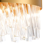 ORI8949BR_CL Orion 10 Light Ceiling Pendant Brass_Clear