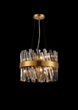 ORI8949BR_SM Orion 10 Light Ceiling Pendant Brass_Smoked