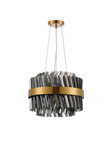 ORI8949BR_SM Orion 10 Light Ceiling Pendant Brass_Smoked