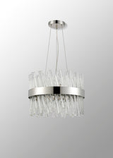 ORI8949PN_CL Orion 10 Light Ceiling Pendant Polished Nickel_Clear