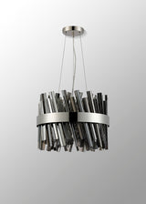 ORI8949PN_SM Orion 10 Light Ceiling Pendant Polished Nickel_Smoked