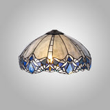 OSL5727 Osla 40cm Shade Only in a Blue/Black/Amber/Grey/Clear Finish and Blue Crystal