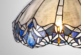 OSL5727 Osla 40cm Shade Only in a Blue/Black/Amber/Grey/Clear Finish and Blue Crystal