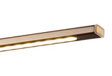 PIN7387 Pincoya Large 1 Arm Wall Lamp/Picture Light 10W LED in a Bronze/Frosted Finish