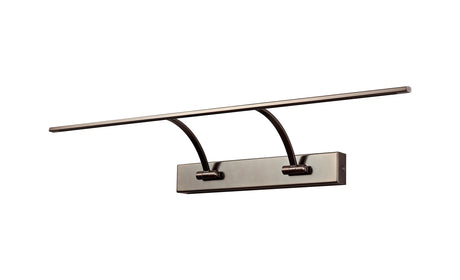 PIN8387 Pincoya Small 2 Arm Wall Lamp/Picture Light 14W LED in a Bronze/Frosted Finish