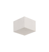 POL2837 Pollux Surface Square Spotlight 9cm 10W LED in a Sand White/Frosted White Finish