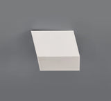 POL2837 Pollux Surface Square Spotlight 9cm 10W LED in a Sand White/Frosted White Finish