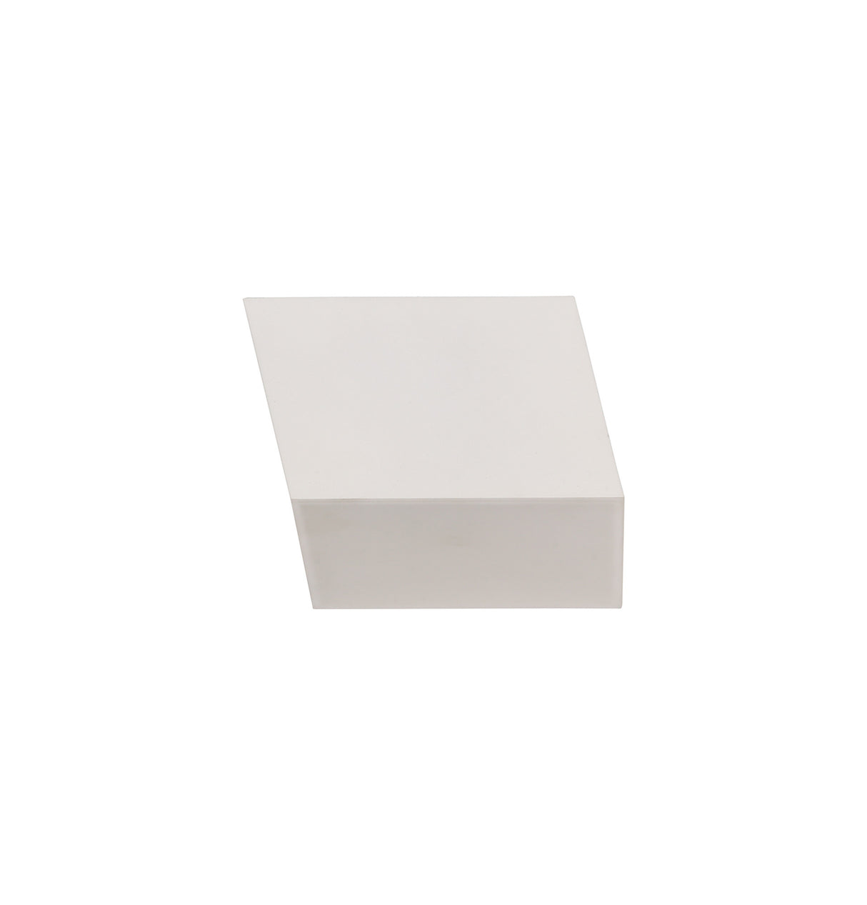 POL2837 Pollux Surface Square Spotlight 9cm 10W LED in a Sand White/Frosted White Finish