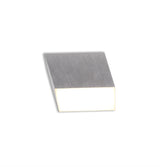 POL3837 Pollux Surface Square Spotlight 9cm 10W LED in a Satin Alum./Frosted White Finish