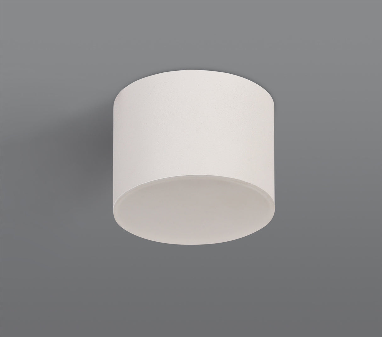 POL4837 Pollux Surface Round Spotlight 10.5cm 10W LED in a Sand White/Frosted White Finish