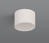 POL4837 Pollux Surface Round Spotlight 10.5cm 10W LED in a Sand White/Frosted White Finish