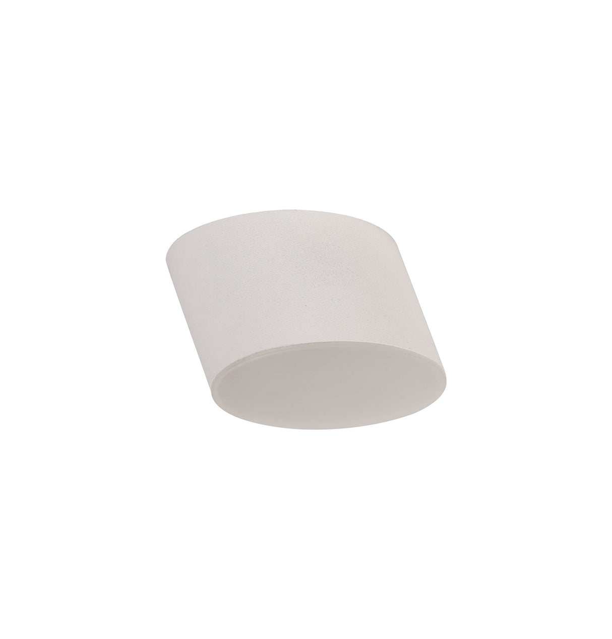 POL4837 Pollux Surface Round Spotlight 10.5cm 10W LED in a Sand White/Frosted White Finish