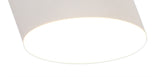 POL4837 Pollux Surface Round Spotlight 10.5cm 10W LED in a Sand White/Frosted White Finish